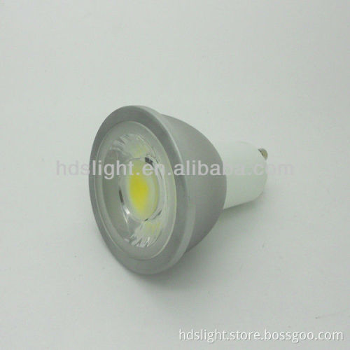 flexible neck ceramic cob 5w/6w gu10 led spotlight cool white